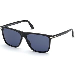 Tom Ford FLETCHER FT 0832 Shiny Black/Blue 57/15/145 men Sunglasses